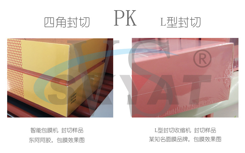 四角封切包膜机PKL型封切收缩包装